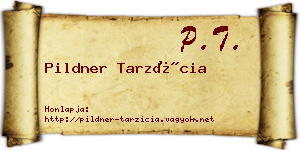 Pildner Tarzícia névjegykártya